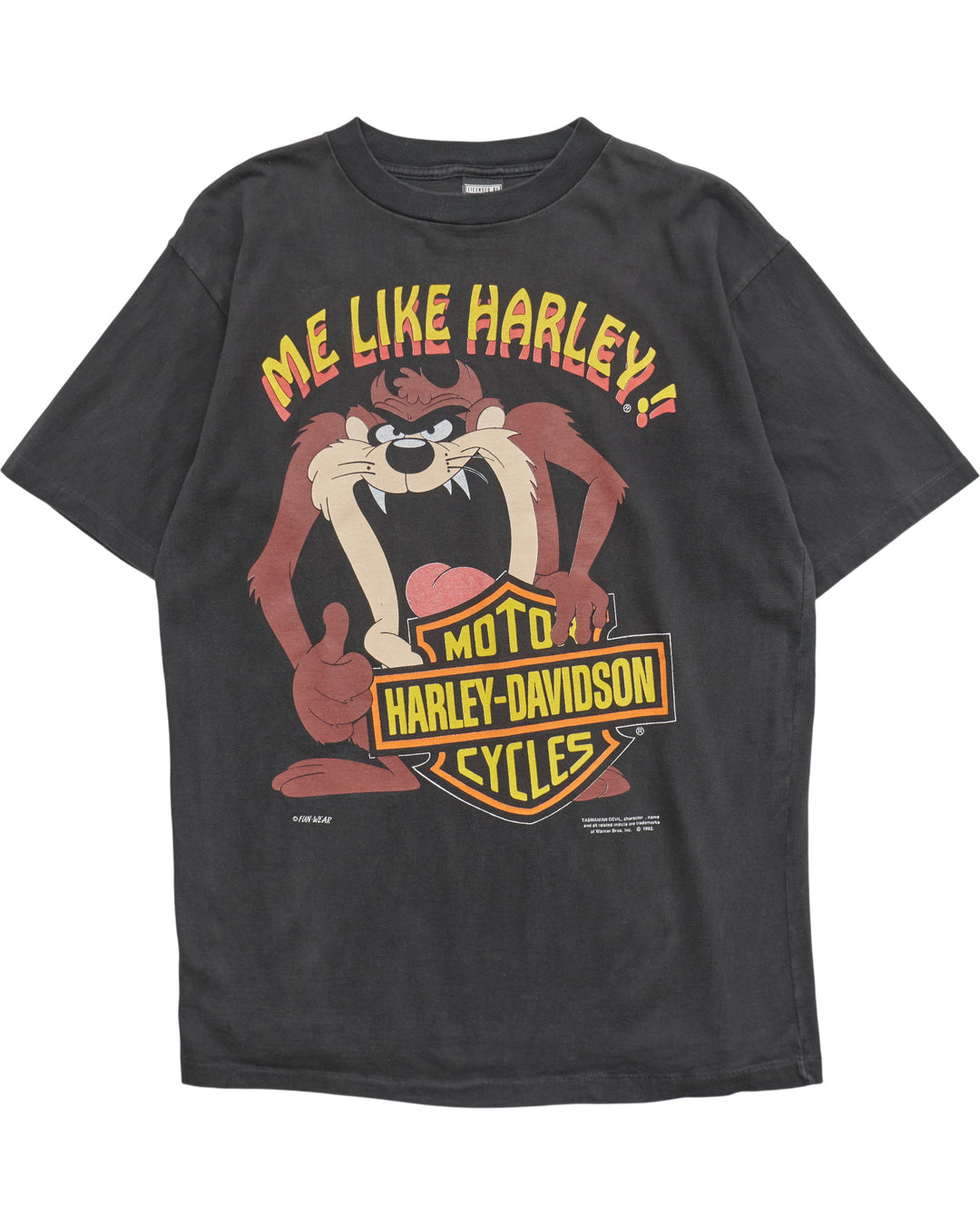 (L) 1992 Taz Harley Davidson T-Shirt