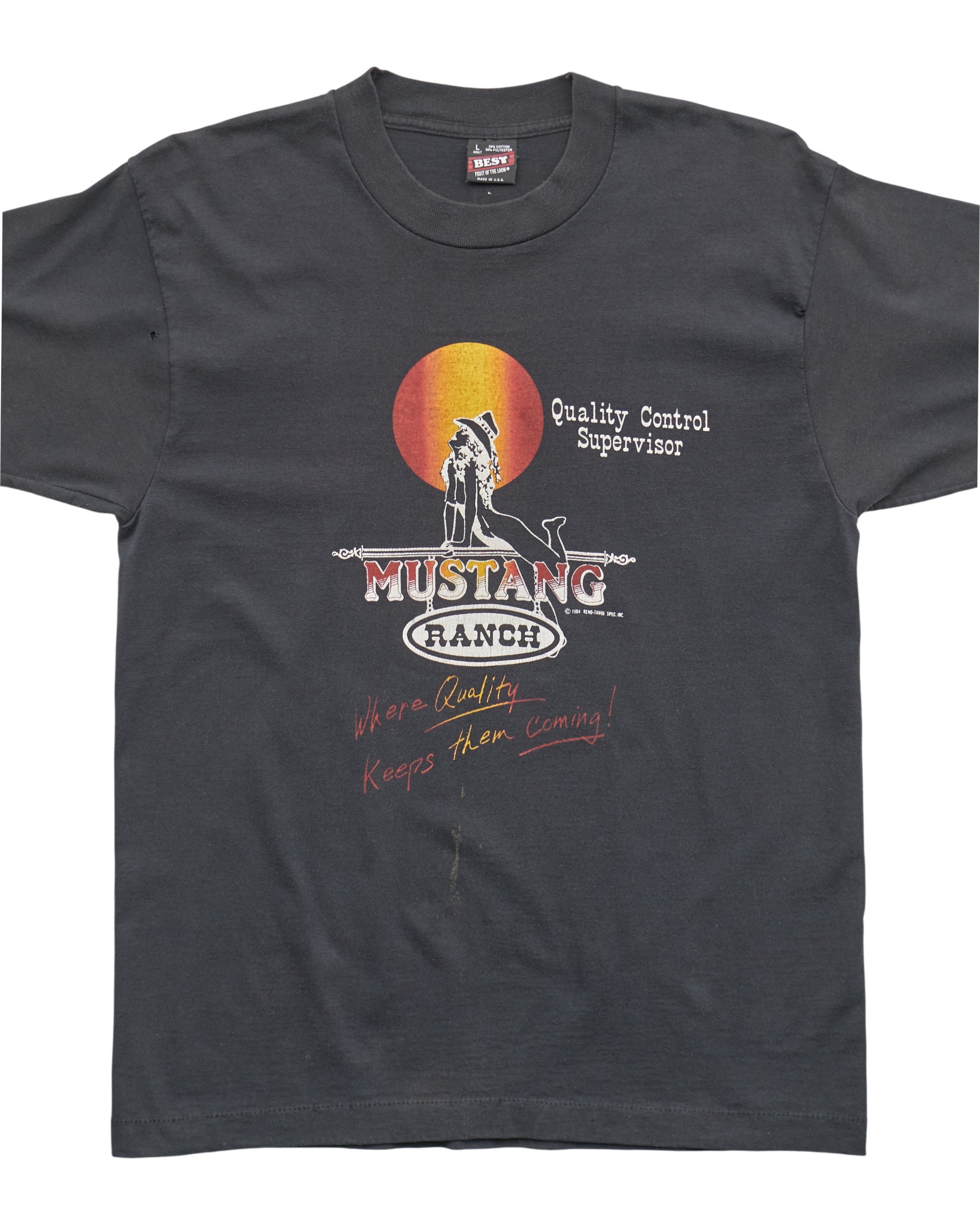 (M) 90s Mustand Ranch Screen Stars Best T-Shirt