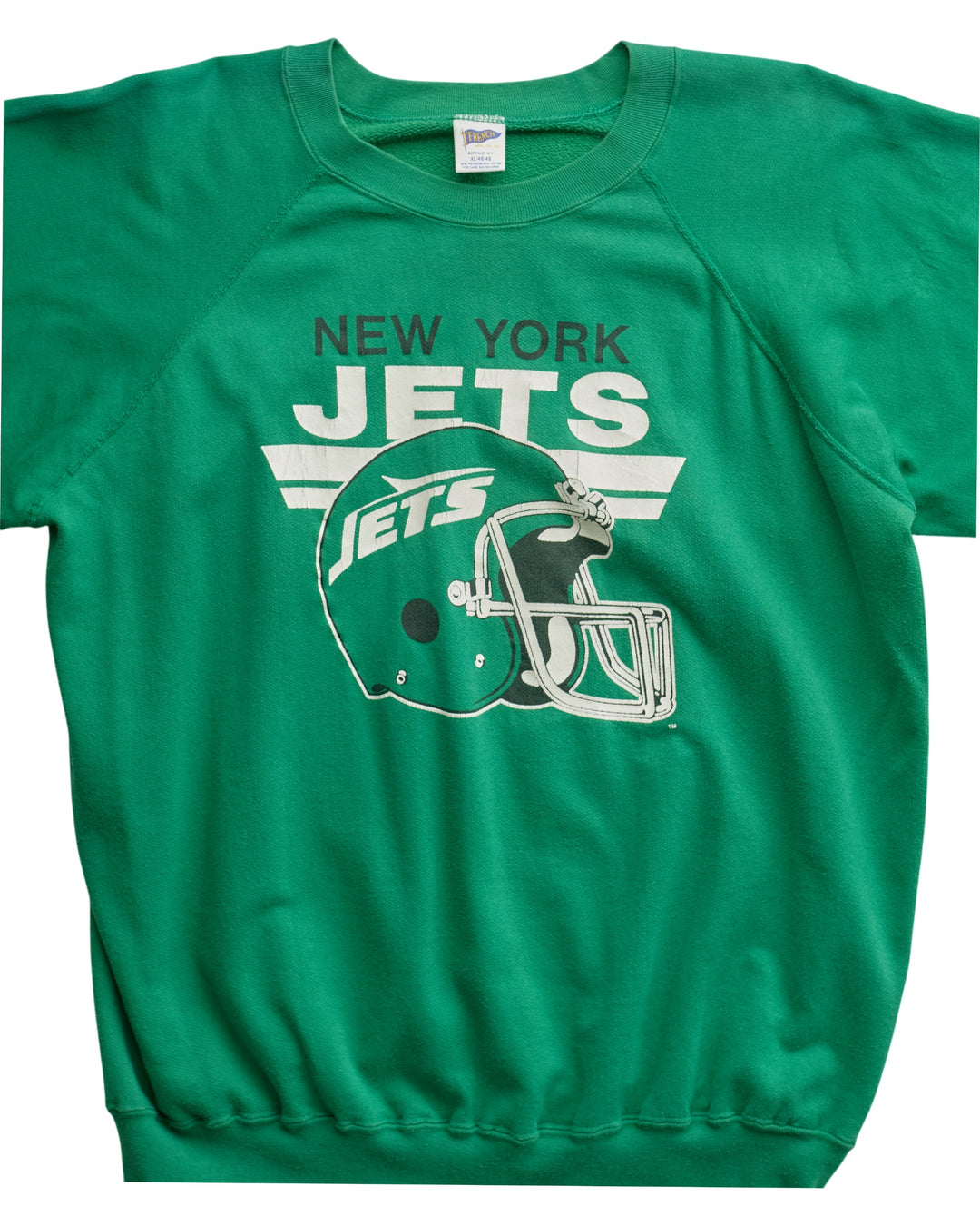 (L) 80s New York Jets Trench Sweatshirt