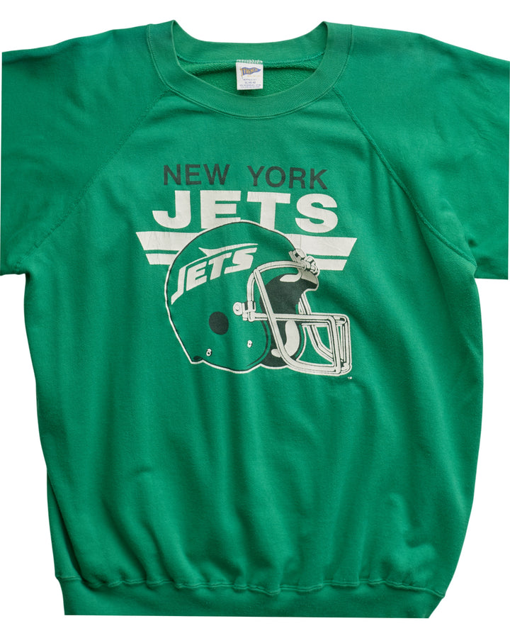 (L) 80s New York Jets Trench Sweatshirt