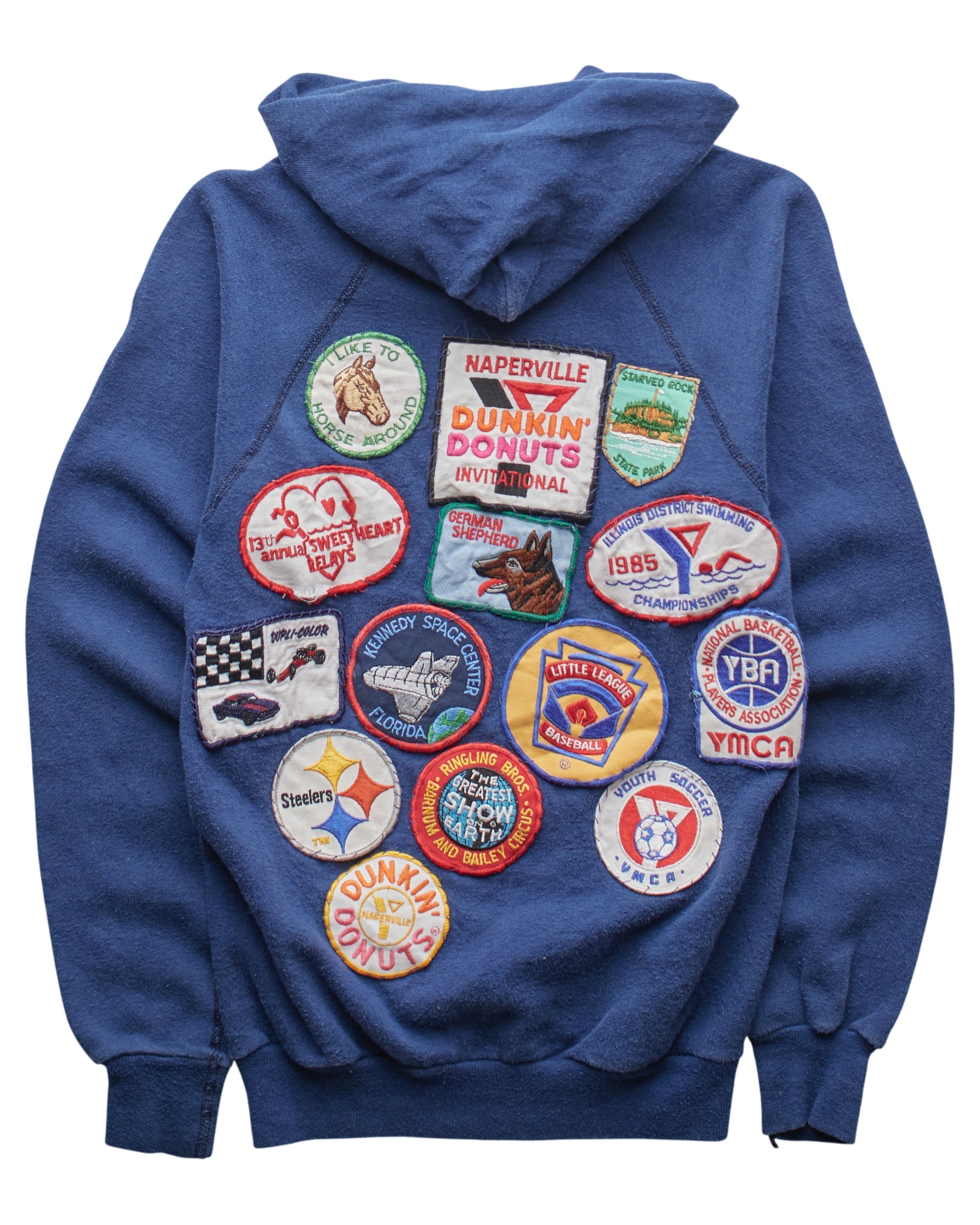 (XS) 80s Patchwork Hoodie Capco Hoodie