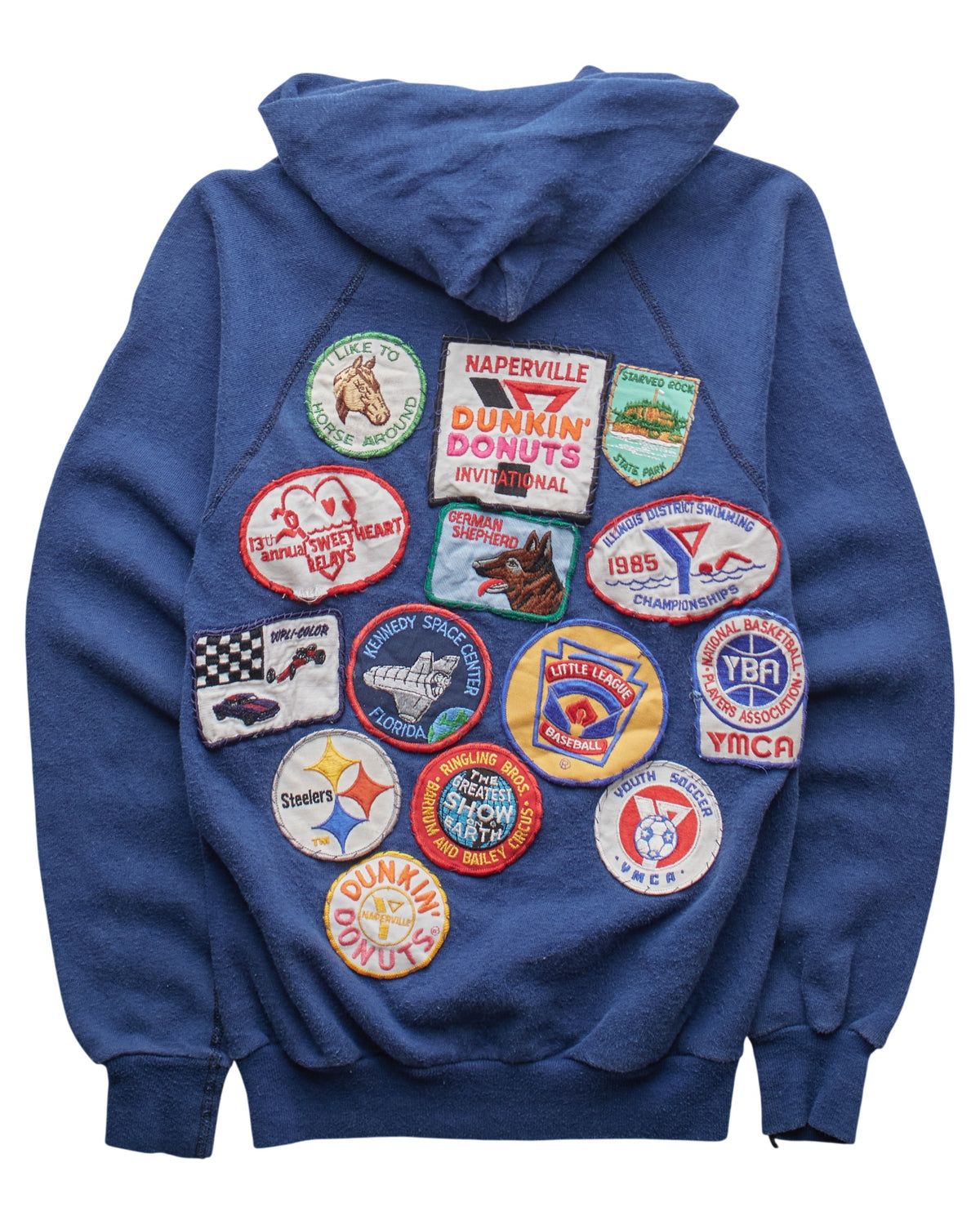 (XS) 80s Patchwork Hoodie Capco Hoodie