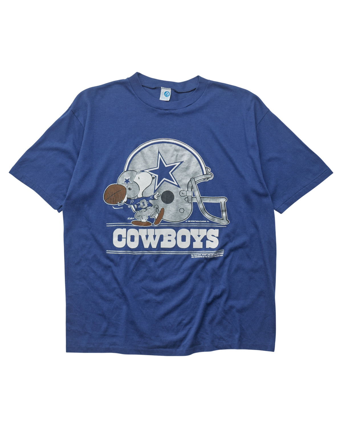 (M) 80s Dallas Cowboys Snoopy Artex T-Shirt