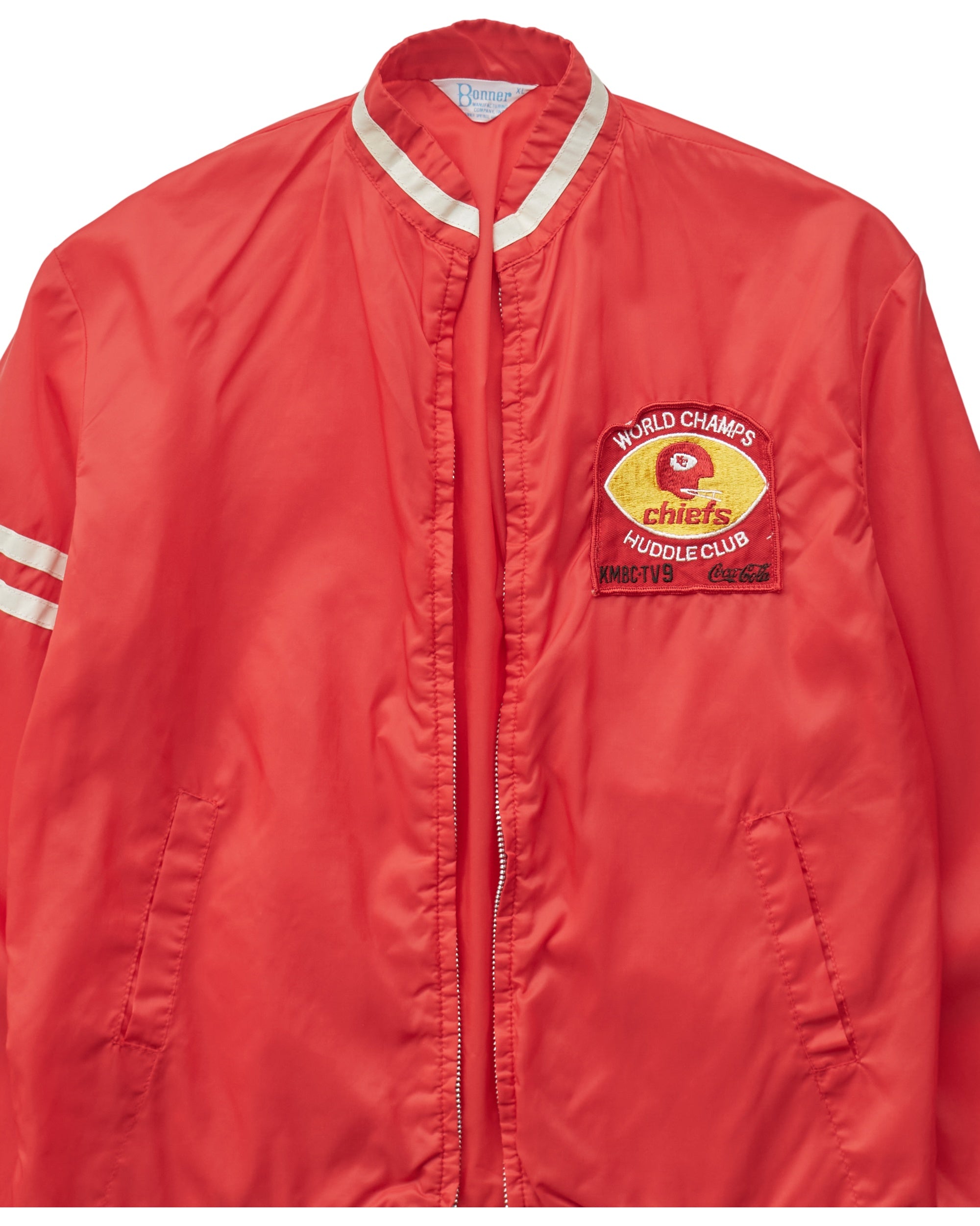 (XS) 70s Kansas City Chiefs Huddle Club Bonner Jacket