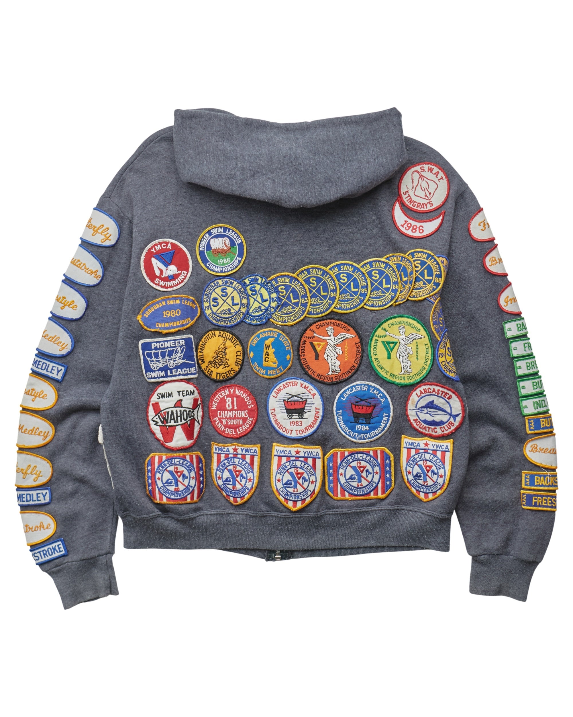(S) 80s Patched GAP Hoodie