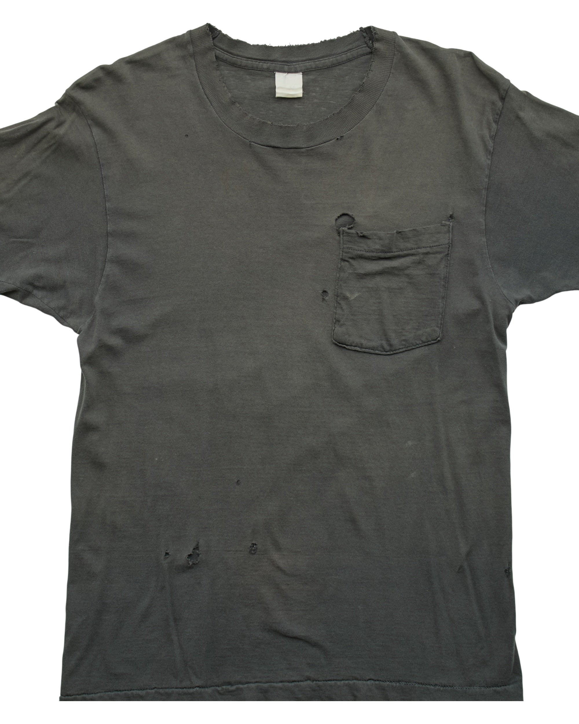 (M) 80s Blank Pocket T-Shirt