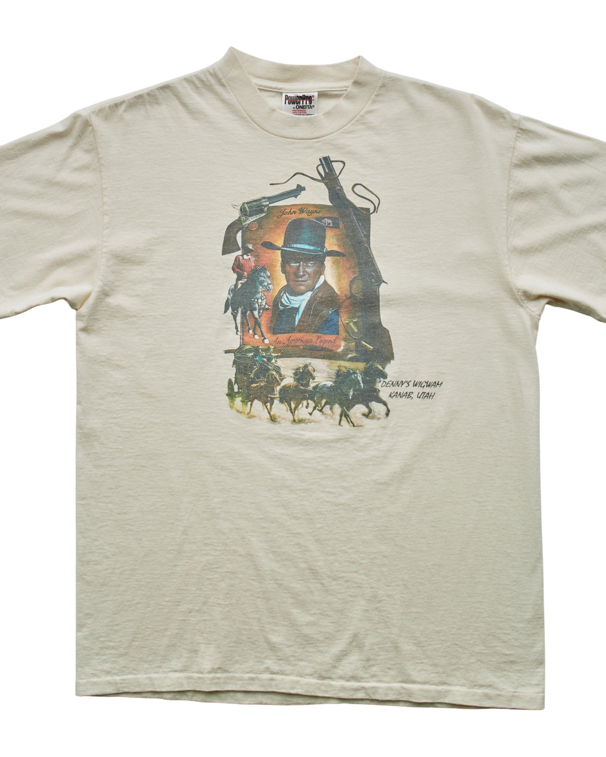 (M) 90s John Wayne Oneita T-Shirt