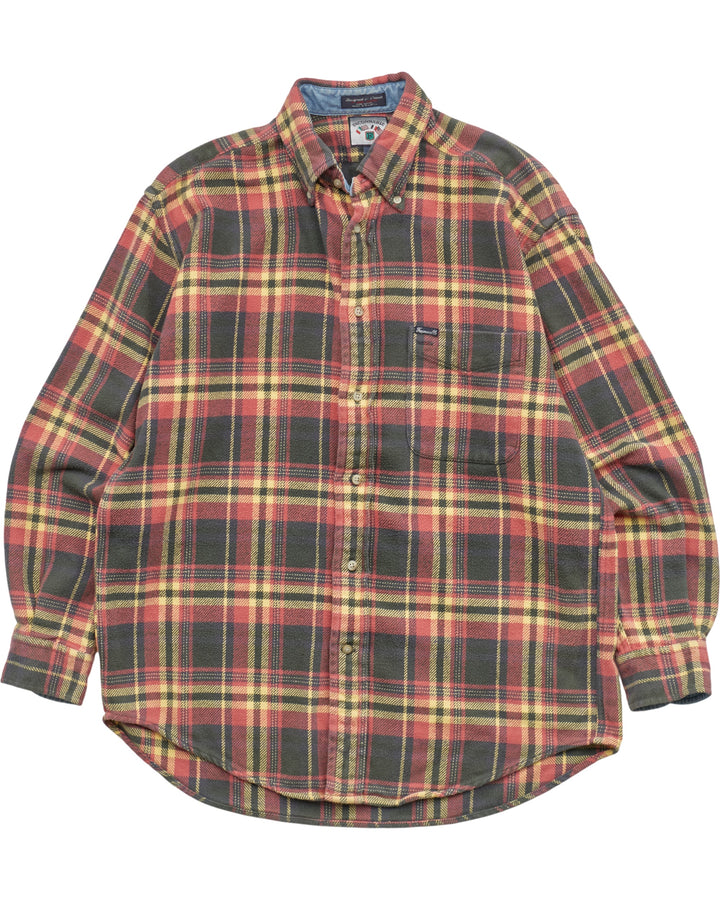(2XL) 90s Faconnable Flannel