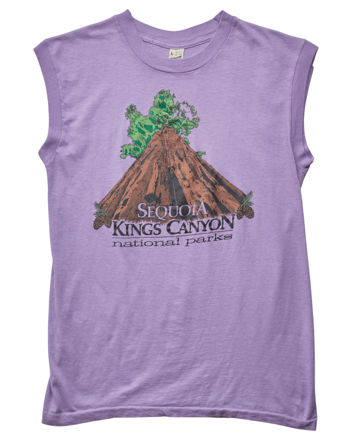 (S) 80s Sequoia National Park Screen Stars Best Muscle Tee