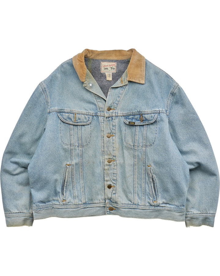 (2XL) 80s Storm Rider Lee Denim Jacket
